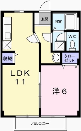 山陽網干駅 徒歩18分 2階の物件間取画像